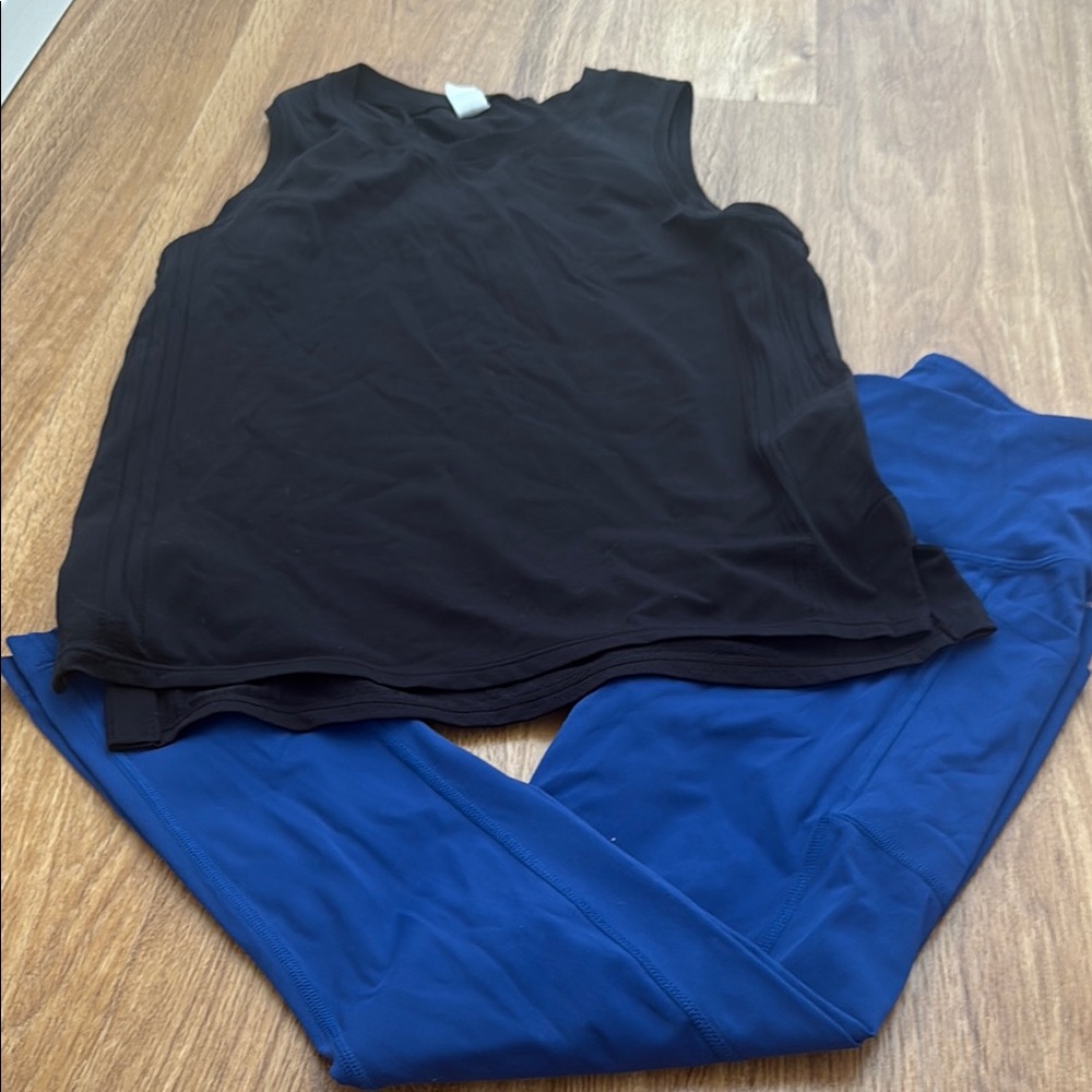 Tuff Athletics Leggings shirt top workout Costco Monetta performance 2p pants